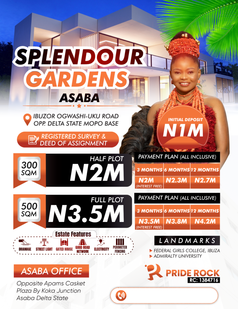 Splendour Gardens Flyer