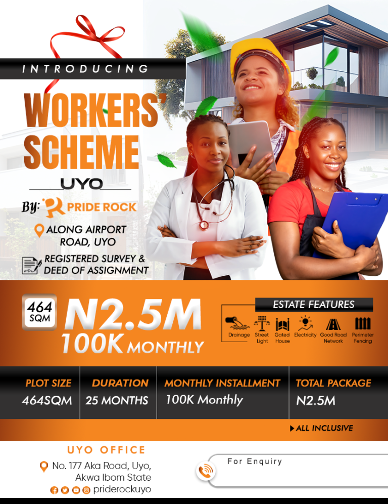 Workers' Scheme Uyo Flyer Design